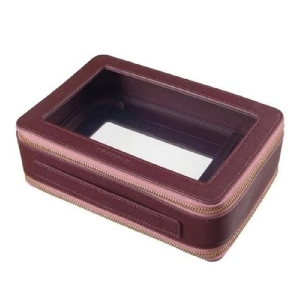 Truffle Clarity Jumbo Jetset Case in Wine - New in Package - Rare/Discontinued
